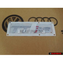 Audi Original TT RS Trasero Rotulo Insignia Emblema Cromo Rojo - 8J0853735A 2ZZ