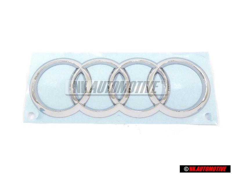 Audi Original Anillos Trasero Simbolo Insignia Emblema Cromo - 8S0853742 2ZZ