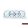 Audi Original Anillos Trasero Simbolo Insignia Emblema Cromo - 8S0853742 2ZZ