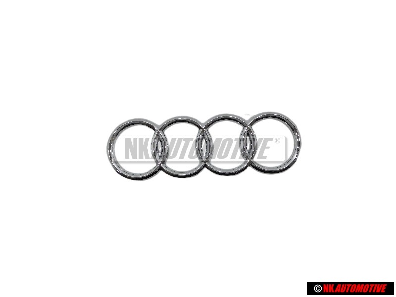 Audi Original Anillos Trasero Simbolo Insignia Emblema Cromo - 8D9853742 2ZZ