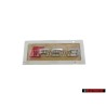 Audi Original RS3 Trasero Rotulo Insignia Emblema Cromo Rojo - 8P0853740 2ZZ