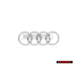 Audi Original Anillos Trasero Simbolo Insignia Emblema Cromo - 8V4853742 2ZZ