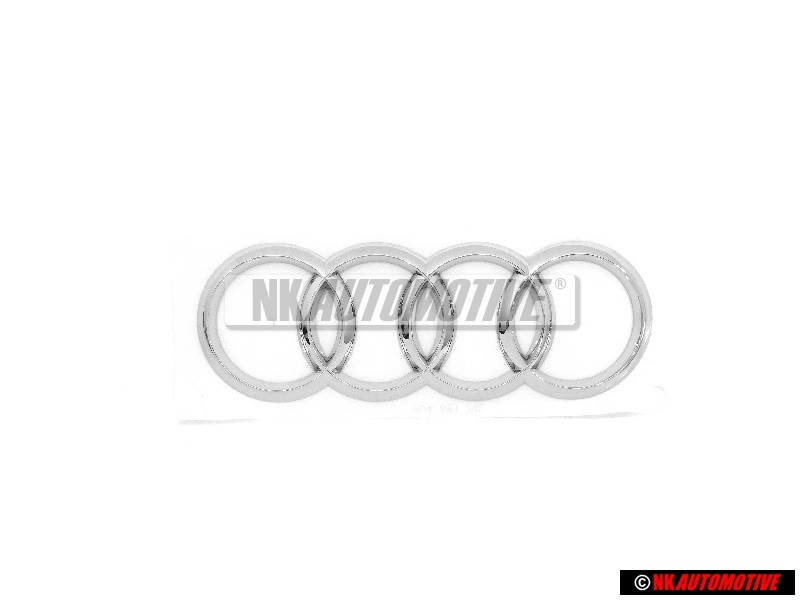 Audi Original Anillos Trasero Simbolo Insignia Emblema Cromo - 8V4853742 2ZZ