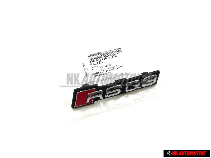 Audi Original RSQ3 Frente Rotulo Insignia Emblema - 83A853736A 2ZZ