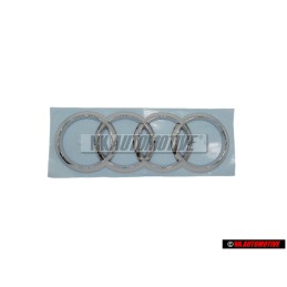 Audi Original Anillos Trasero Simbolo Insignia Emblema Cromo - 8X0853742A 2ZZ