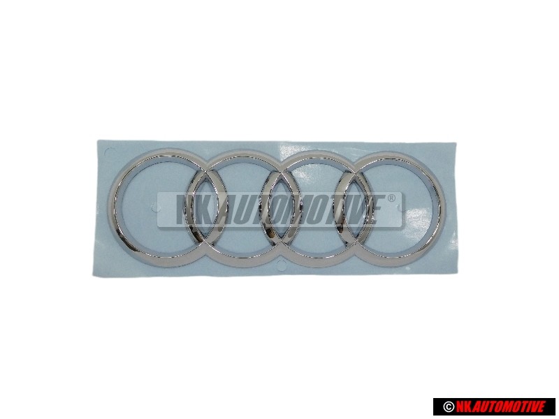Audi Original Anillos Trasero Simbolo Insignia Emblema Cromo - 8X0853742A 2ZZ