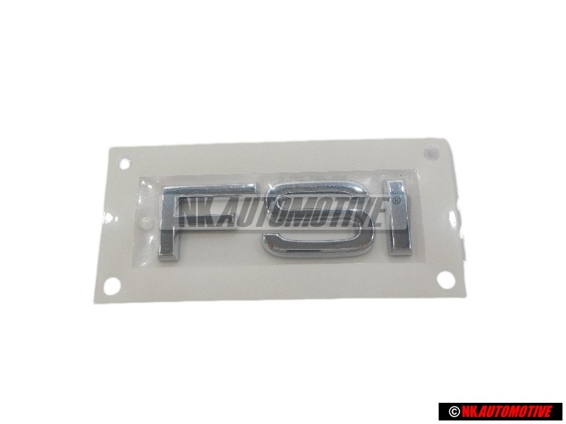 Audi Original FSI Trasero Rotulo Insignia Emblema Cromo - 4H0853737C 2ZZ