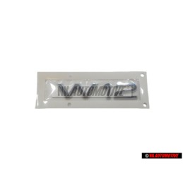 Audi Original W12 Trasero Rotulo Insignia Emblema Cromo - 4H0853743B 2ZZ