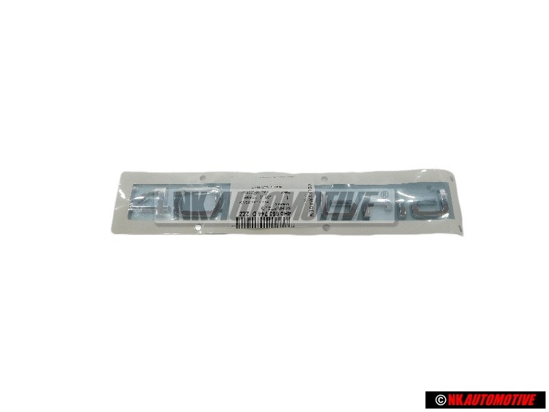 Audi Original 40 HYBRID Trasero Rotulo Insignia Emblema Cromo - 4H0853744D 2ZZ
