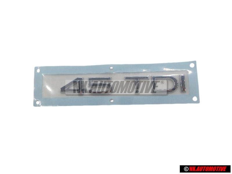 Audi Original 45 TDI Trasero Rotulo Insignia Emblema Cromo - 4G0853744D 2ZZ