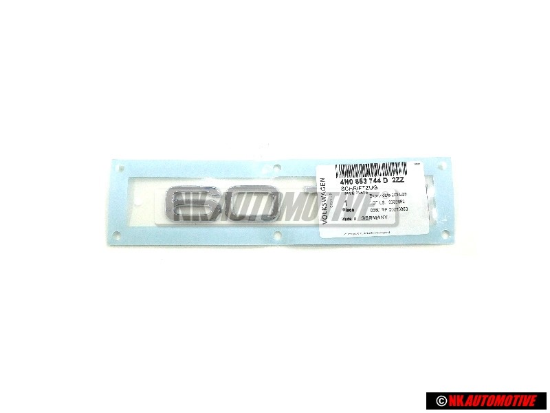 Audi Original 60 TDI Trasero Rotulo Insignia Emblema Cromo - 4N0853744D 2ZZ