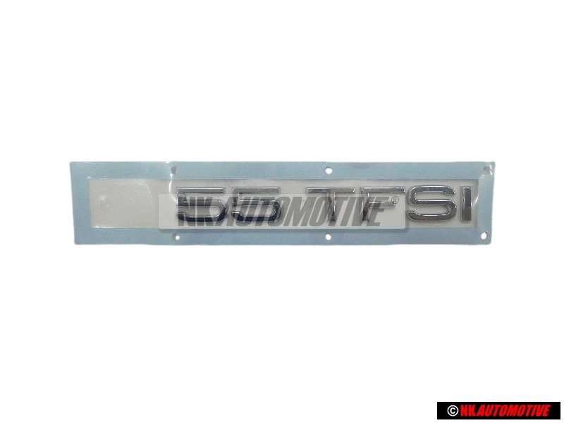 Audi Original 55 TFSI Trasero Rotulo Insignia Emblema Cromo - 4G8853744 2ZZ