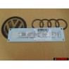 Audi Original 2.0 TDI Trasero Rotulo Insignia Emblema Cromo - 8P0853743G 2ZZ