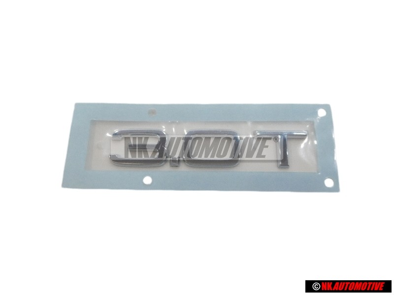 Audi Original 3.0T Trasero Rotulo Insignia Emblema Cromo - 4F0853743P 2ZZ