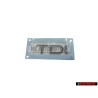 Audi Original TDI Trasero Rotulo Insignia Emblema Cromo - 8J0853737 2ZZ