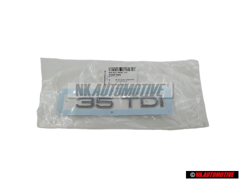 Audi Original 35 TDI Trasero Rotulo Insignia Emblema Cromo - 8K0853744D 2ZZ