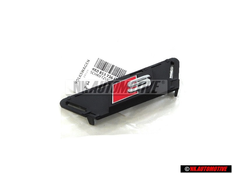 Audi Original S Frente Rotulo Insignia Emblema - 4K0853736G 2ZZ