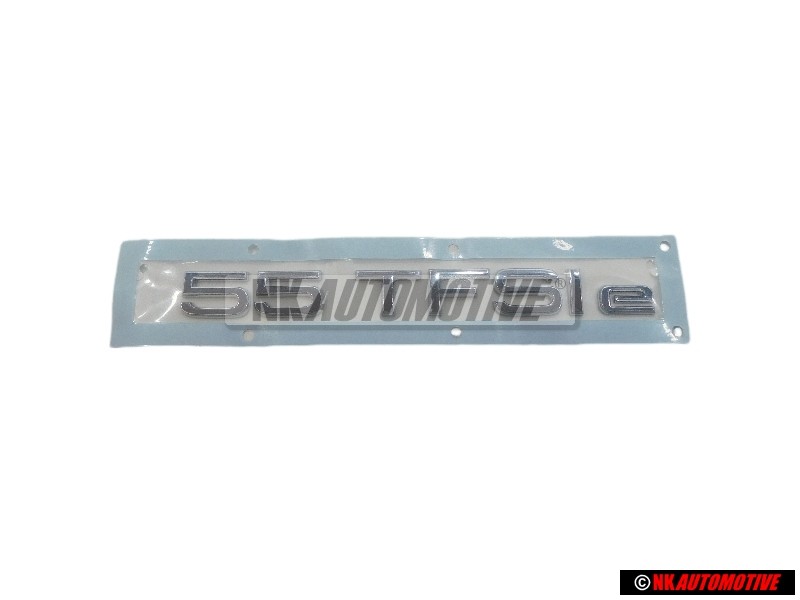Audi Original 55 TFSI E Trasero Rotulo Insignia Emblema Cromo - 80A853744L 2ZZ
