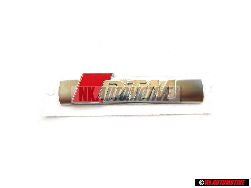 Audi Original DTM Lado Rotulo Insignia Emblema Cromo Rojo - 8E0853601A