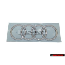 Audi Original Anillos Trasero Simbolo Insignia Emblema Cromo - 8K9853742 2ZZ