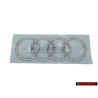 Audi Original Anillos Trasero Simbolo Insignia Emblema Cromo - 8K9853742 2ZZ