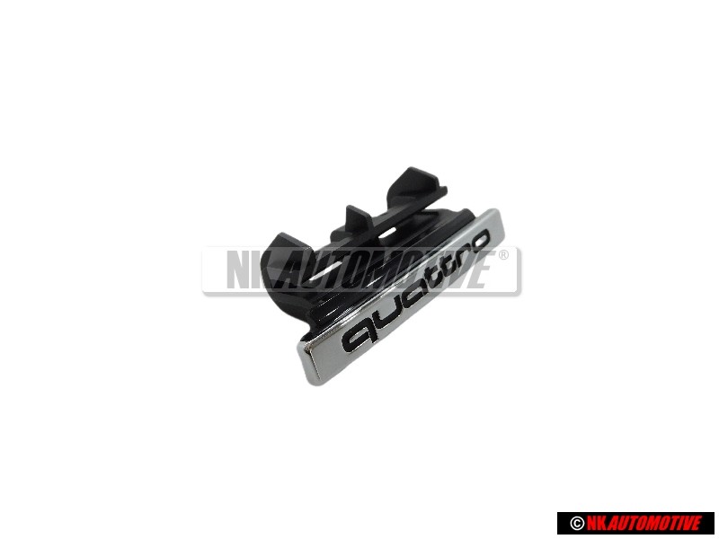 Audi Original QUATTRO Frente Rotulo Insignia Emblema Cromo - 8K0853736E 2ZZ