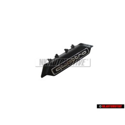 Audi Original QUATTRO Frente Rotulo Insignia Emblema - 8W0853736E 2ZZ
