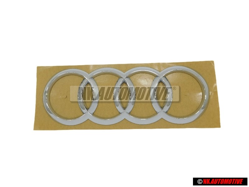 Audi Original Anillos Trasero Simbolo Insignia Emblema Cromo - 8Y4853742 2ZZ