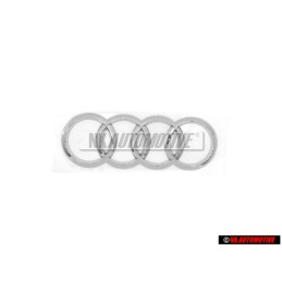 Audi Original Anillos Trasero Simbolo Insignia Emblema Cromo - 8Y5853742 2ZZ