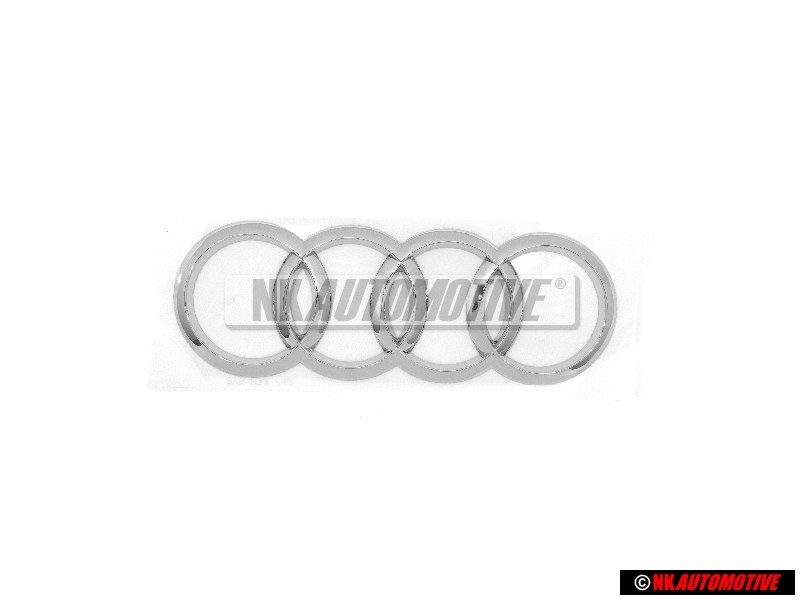 Audi Original Anillos Trasero Simbolo Insignia Emblema Cromo - 8Y5853742 2ZZ
