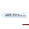 Audi Original 45 TFSI E Trasero Rotulo Insignia Emblema Cromo - 8Y0853744A 2ZZ