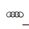 Audi Original Anillos Frente Simbolo Insignia Emblema Negro - 4M8071801