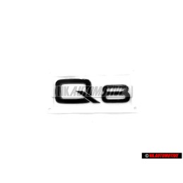 Audi Original Q8 Trasero Rotulo Insignia Emblema Negro - 4M8071803