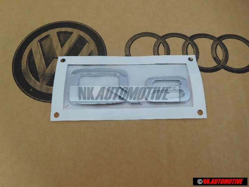 Audi Original Q8 Trasero Rotulo Insignia Emblema Cromo - 4M8853741A 2ZZ