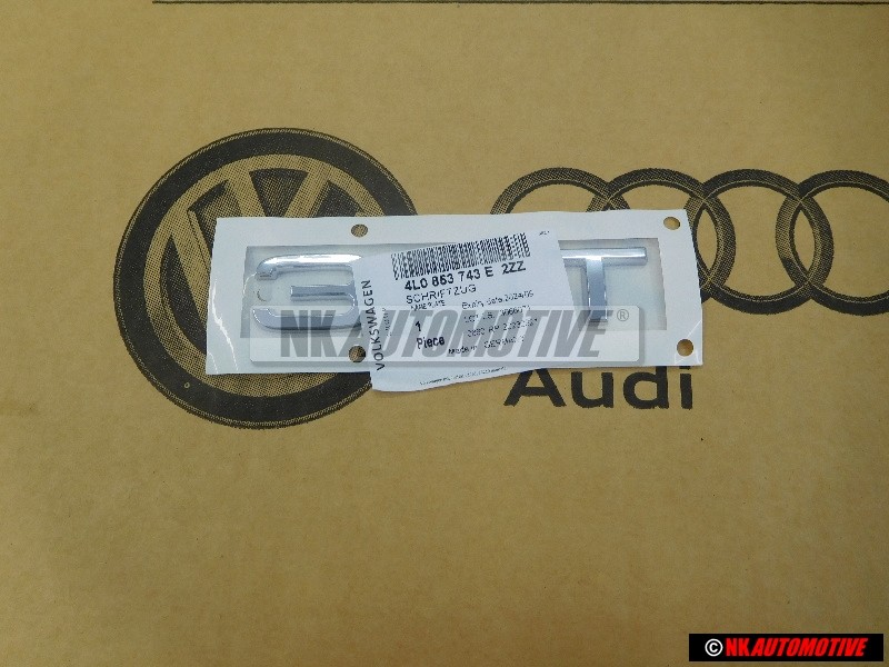 Audi Original 3.0T Trasero Rotulo Insignia Emblema Cromo - 4L0853743E 2ZZ