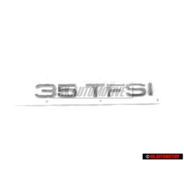 Audi Original 35 TFSI Trasero Rotulo Insignia Emblema Cromo - 8U0853744