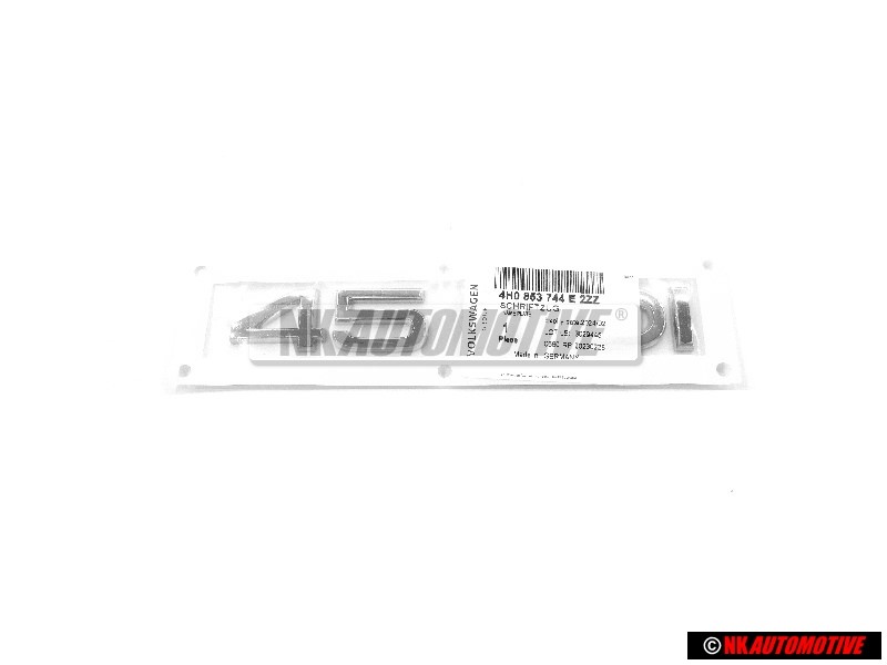 Audi Original 45 TDI Trasero Rotulo Insignia Emblema Cromo - 4H0853744E 2ZZ