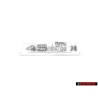 Audi Original 45 TDI Trasero Rotulo Insignia Emblema Cromo - 4H0853744E 2ZZ