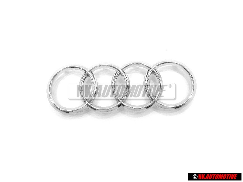 Audi Original Anillos Frente Simbolo Insignia Emblema Cromo - 4M0853605 2ZZ