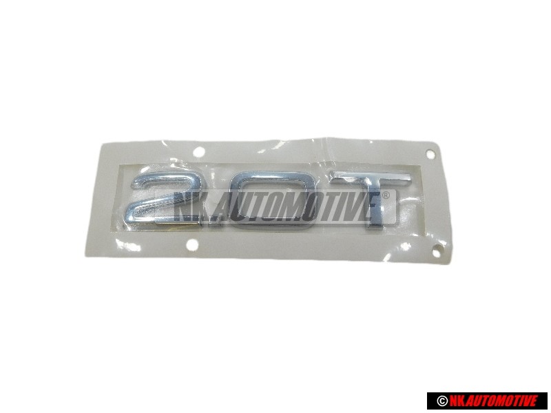 Audi Original 2.0T Trasero Rotulo Insignia Emblema Cromo - 8R0853743A 2ZZ
