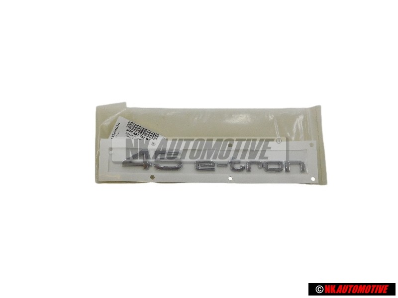 Audi Original 45 E-TRON Trasero Rotulo Insignia Emblema Cromo - 4M0853744B 2ZZ