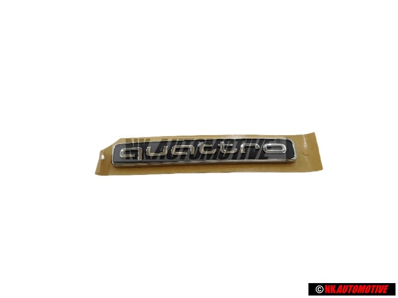 Audi Original QUATTRO Trasero Rotulo Insignia Emblema - 4M0853737A 2ZZ