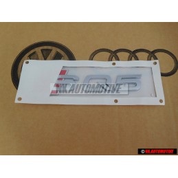 Audi Original SQ5 Trasero Rotulo Insignia Emblema Cromo Rojo - 8R0853735 2ZZ