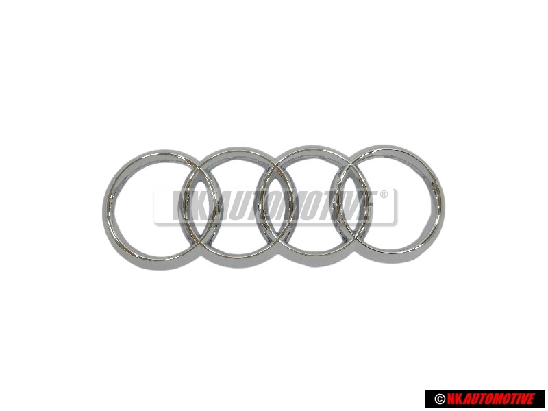 Audi Original Anillos Frente Simbolo Insignia Emblema Cromo - 80A853605C 2ZZ