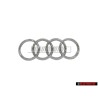 Audi Original Anillos Frente Simbolo Insignia Emblema Cromo - 80A853605C 2ZZ