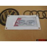 Audi Original S3 Trasero Rotulo Insignia Emblema Cromo Rojo - 8L0853735 2ZZ