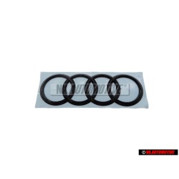 Audi Original Anillos Trasero Simbolo Insignia Emblema Negro - 8W9853742A T94