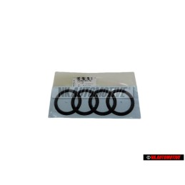 Audi Original Anillos Trasero Simbolo Insignia Emblema Negro - 8V0853742B T94