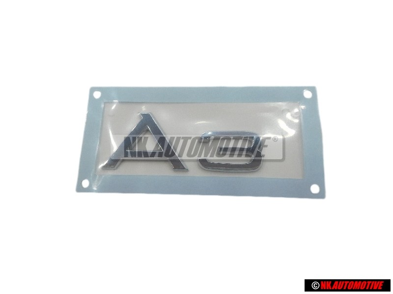 Audi Original A3 Trasero Rotulo Insignia Emblema Cromo - 8P0853741 2ZZ