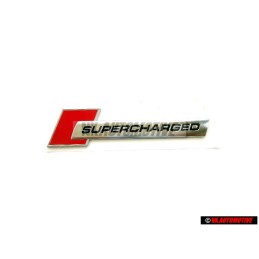 Audi Original SUPERCHARGED Lado Rotulo Insignia Emblema - 4F0853601A 2ZZ